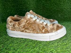 Golf le Fleur x Converse One Star Ox 165599C Athletic Sneaker Men's 4.5 Brown